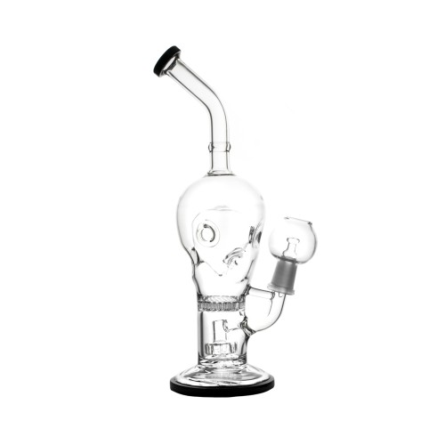 Стеклянный бонг "Black Recycler Pipe"