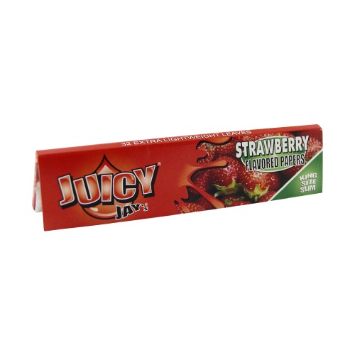 Бумага для самокруток "Juicy Jay's Strawberry" King Size Slim