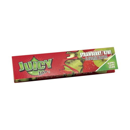 Бумага для самокруток "Juicy Jay's Strawberry Kiwi" King Size Slim