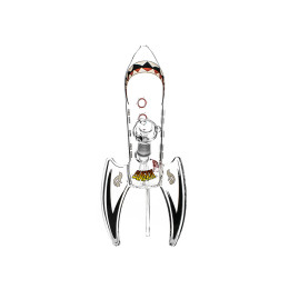 Скляний бонг "Rocket"